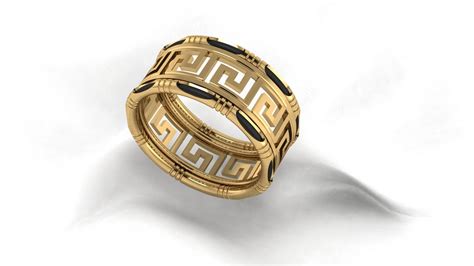 versace designer rings.